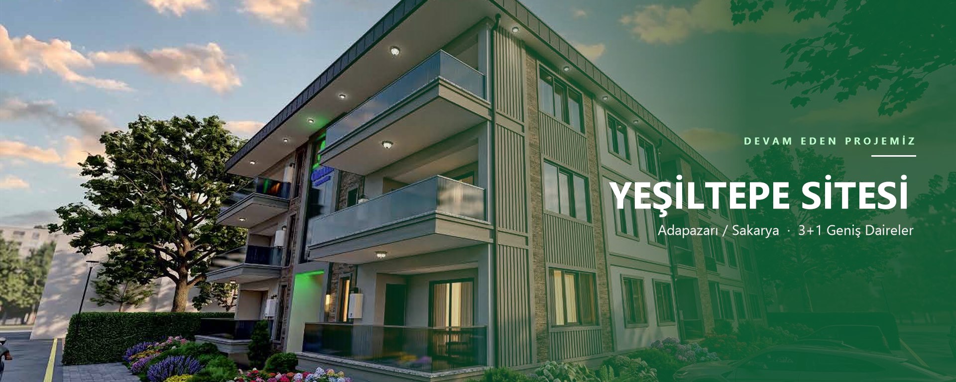 Yeşiltepe Sitesi - Devam eden müteahhitlik projemiz, Adapazarı / Sakarya